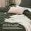 Comforter Set Dark Olive Green Full 7