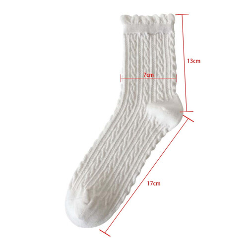 Women's Cotton Mid-Calf Ribbed Socks 3-Pack 2