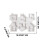 Ensemble de 6 moules en silicone en forme de maison pour bougies, 2