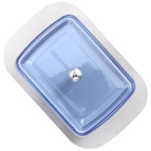 Stainless Steel Butter Dish with Plastic Lid 1 pc