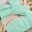 Mint Green Twin XL Seersucker Comforter Set 5-Piece 3