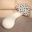 Mushroom pillow plush home decoration black 3