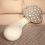 Mushroom pillow plush home decoration black 5