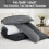 Full Size Comforter Set Black White Grey 3-Piece 8