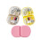Cutie de cusut pătrată mini, kit DIY minimalist, 1 set 4