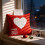 Valentinstag-Sofakissenbezüge, 45 x 45 cm, 2er-Pack 4