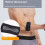 Justerbart kompressionsstöd för tennisarmbåge med 4