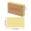 Linjede flashkort, 3 x 5 tommer, farvede, 100 stk. 3