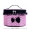 Make-uptasje met stippen, strik en ruches, 20x14x12 cm 2