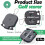 Golf stroke counter keychain 10-pack digital tally 2