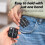Golf stroke counter keychain 10-pack digital tally 5