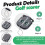 Golf stroke counter keychain 10-pack digital tally 3