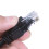 Svart Ethernet-kabel CAT6 Flat 2m 4