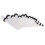 Acrylic Ear Tunnels Jewelry Stud White 36 Pieces 5