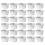 Disposable Tin Foil Cake Molds Silver 30 Pcs 7