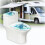 Weicher WC-Deckelbezug mit Schildkrötenmuster und elastischem Rand 6