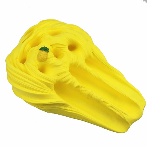 Furry Cloud Slime Kit Gul Ananas 70ml + Bomullslera 2