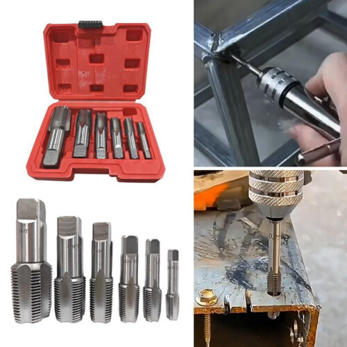 NPT-pijptapset van koolstofstaal, 6 stuks 2