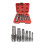NPT-pijptapset van koolstofstaal, 6 stuks 4