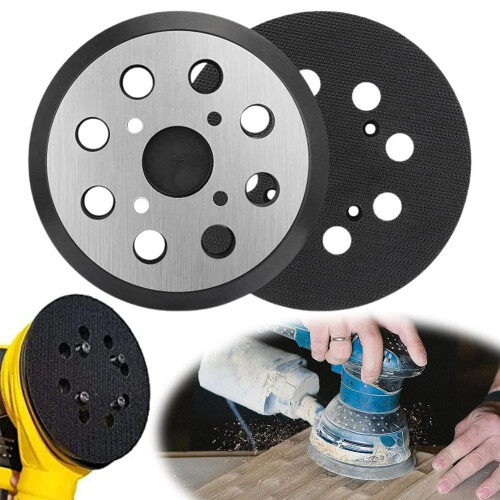 5 Inch 8-Hole Orbital Sander Pads Hook and Loop Aluminum 2