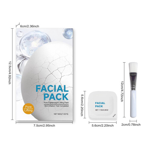 Hudföryngrande ampullmask 8 st 0,94 oz styck 2