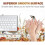 Ensemble tapis de souris et repose-poignets pour clavier gaming avec coutures 3
