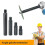 Kit d'extension pour meuleuse d'angle, filetage 5/8-11, 1 pièce 6