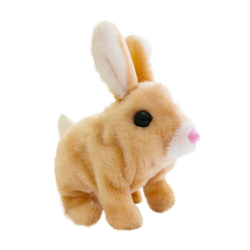 Bunby realistisk hoppende kaninleke brun 1