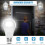 Λαμπτήρες LED από το σούρουπο έως την αυγή 12W 6000K Ψυχρό λευκό - συσκευασία των 6 4
