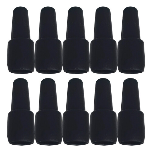 Silikonvinproppar svarta 10-pack 1