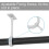 Staffe per asta per tende da soffitto, resistenti, 2,5 cm, argento 5