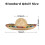 Mexicansk stråhat med sombrero, 4 stk. 6