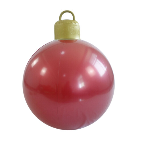 Aufblasbare Weihnachtskugeln für den Außenbereich, 60 cm, 2 Stück 2