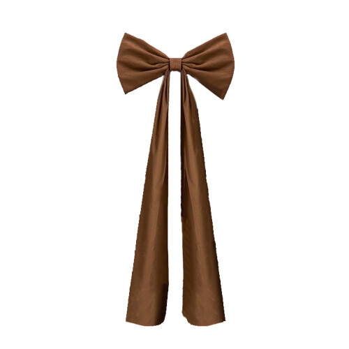 Großer Samt-Weihnachtsschmuck mit Schleife, 30 cm 2