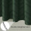 Cuirtín Cithfholcadáin Boho Glas Dorcha 96 orlach Fite Tufted 6
