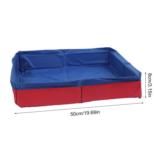 Πτυσσόμενη πισίνα κατοικίδιων PVC Μπλε 120x80x25cm 2