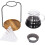 Verser sur le goutteur de café Set1Pack 4