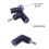 Universell adapter för bärbar dator DC6.0x3.7mm240W 6