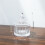 Bonboniere aus Glas mit Deckel, 2,5" x 3,3" 3