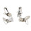Schnullerclips mit verstellbarer Schnalle (10er-Pack) 2