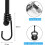 24-inch zware elastische koordhaken, 10-delige set 5