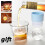 Drehbare Whiskygläser, Kristallbecher, 2 Stück 7