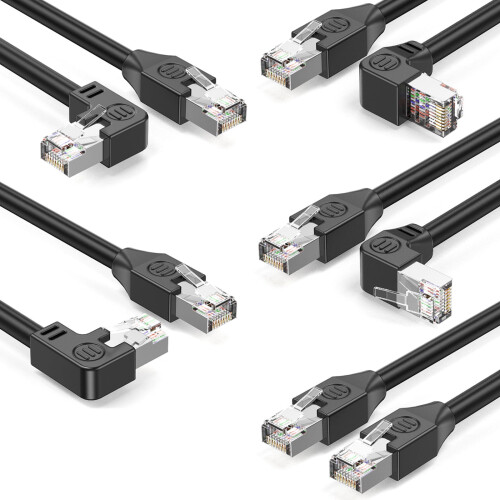 Καλώδιο Ethernet Cat5e, υποδοχή ορθής γωνίας 12,5 μέτρα 2