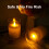 Vlamloze LED-kaarsen van glas met timer (3 stuks) 7