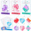 Valentine's Pop Fidget Cards for Kids 30-Pack 8
