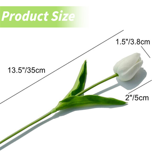 Künstliche Tulpenstiele, Real-Touch, 34,3 cm 2