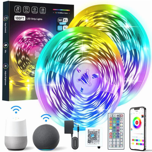 Bande LED WiFi RGB intelligente 30 m 1