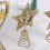 Glitterster kerstboomtopper mini hanger 8