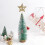 Glitterster kerstboomtopper mini hanger 7