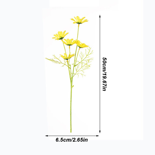 Bouquet di margherite artificiali, 10 pezzi 2